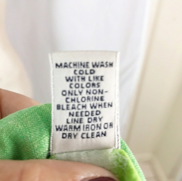 Banana Republic Green Linen asymmetrical summer Dress size 4 - Picture 12 of 14